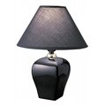 Cling Ceramic Table Lamp - Black CL26773